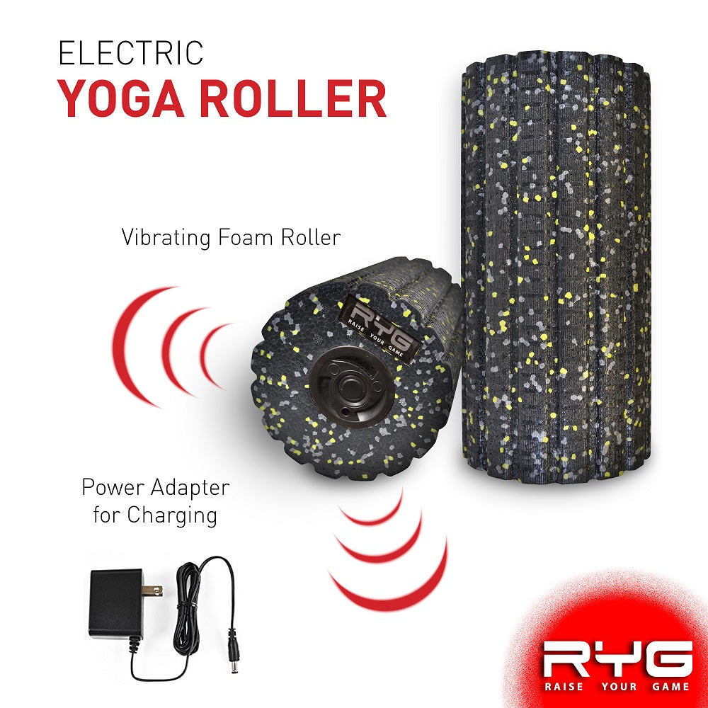 4-Speed Vibrating Electric Muscle Foam Roller – RYG Active